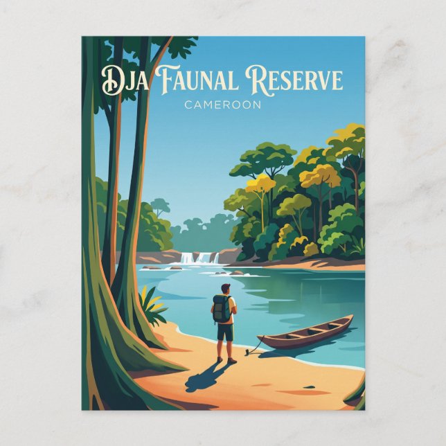 Dja Faunal Reserve Cameroon Postcard (Front)