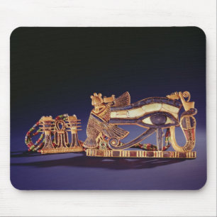 Djed pillar pectoral and wedjet eye pectoral mouse pad