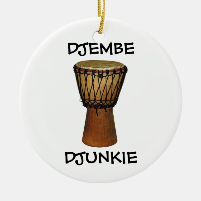 DJEMBE #2 Christmas ornament (Front)