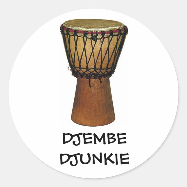DJEMBE DJUNKIE stickers (Front)