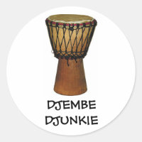 DJEMBE DJUNKIE stickers