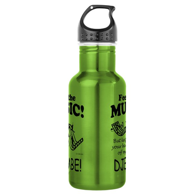 Djembe Feel The Music 532 Ml Water Bottle (Front)