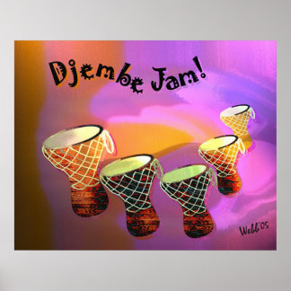 Djembe Jam Poster