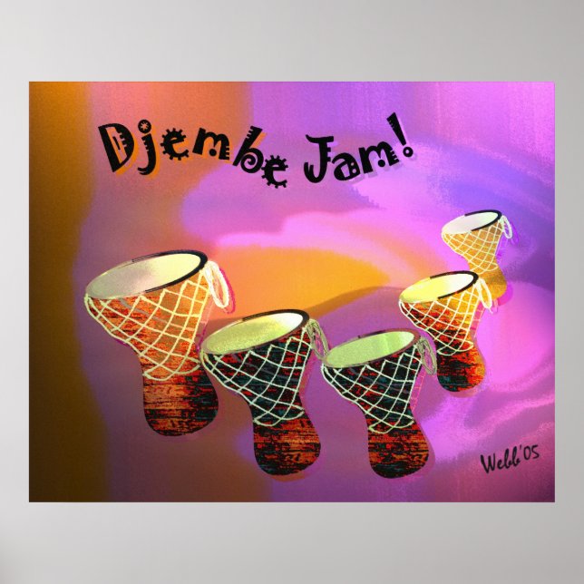 Djembe Jam Poster (Front)