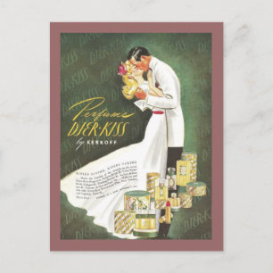Djer Kiss Romantic Couple Postcard