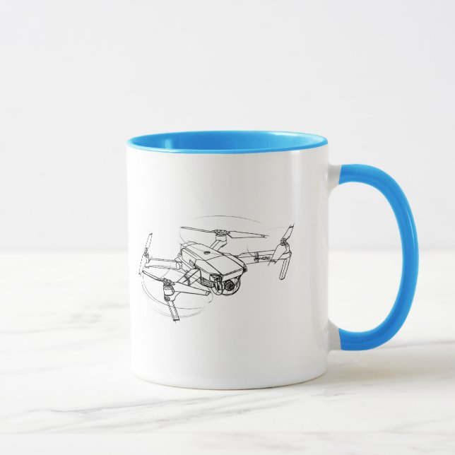 DJI Mavic Pro quadcopter Mug (Right)