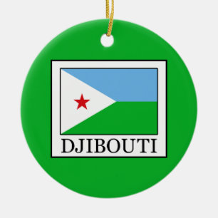 Djibouti Ceramic Ornament