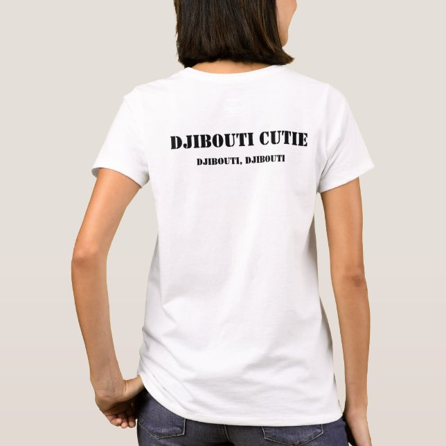 Djibouti Cutie Women's T-Shirt (Back)