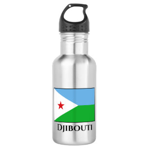 Djibouti Flag 532 Ml Water Bottle