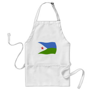 Djibouti Flag Apron