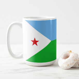 Djibouti flag coffee mug