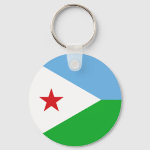 Djibouti Flag Keychain