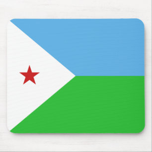 Djibouti Flag Mousepad