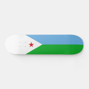 Djibouti Flag Skateboard
