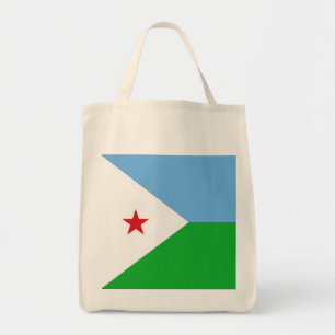 Djibouti flag tote bag