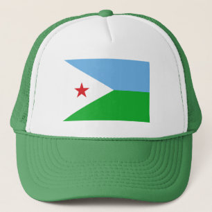 Djibouti Flag Trucker Hat