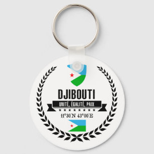 Djibouti Keychain