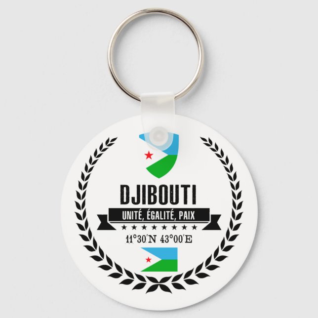 Djibouti Keychain (Front)