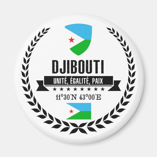 Djibouti Magnet (Front)