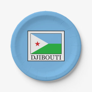 Djibouti Paper Plate