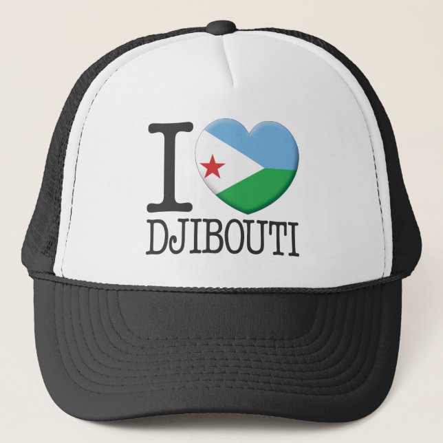 Djibouti Trucker Hat (Front)