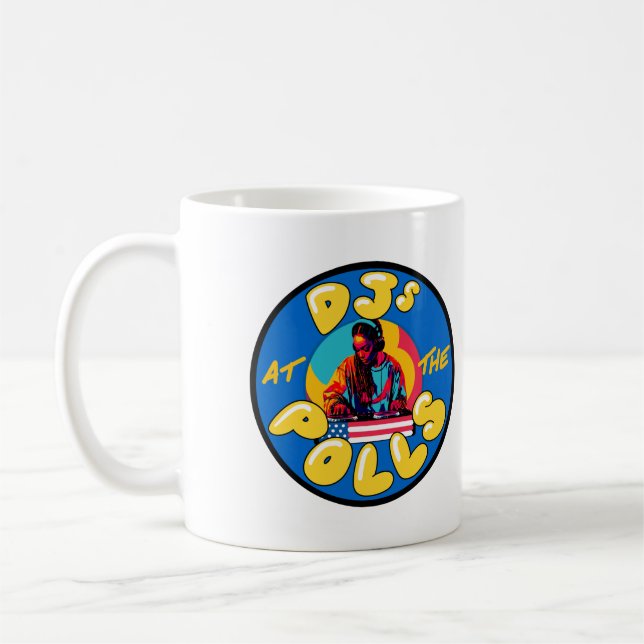 DJs at the Polls Female DJ Mug (Left)