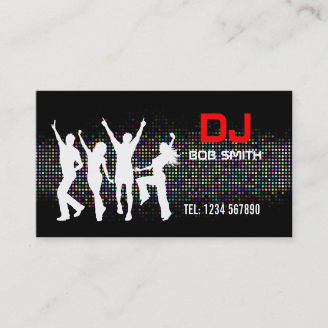 DJ's Business Card (Front)