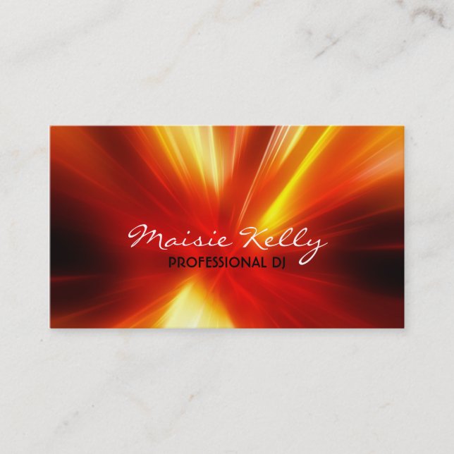 DJ's Business Card (Front)