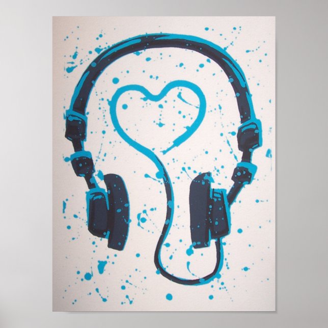 DJs Love Music Poster (Front)