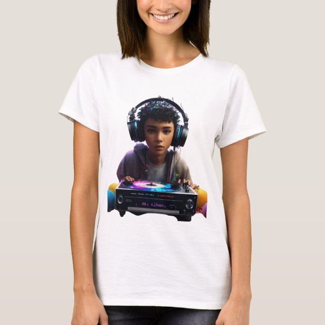 DJ's Vision: The Pulse of the Dance Floor T-Shirt (Front)