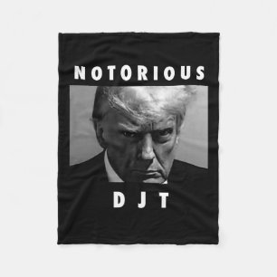 Djt Donald Trump Mug Shot Republican 2024 Maga  Fleece Blanket