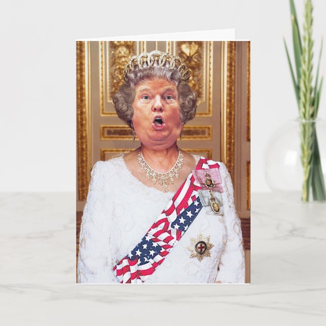 DJT Royal Customizable Birthday Card (Front)