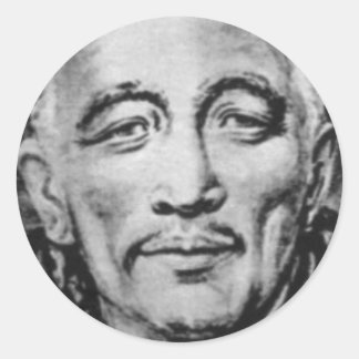 djwhal khul ascended master classic round sticker