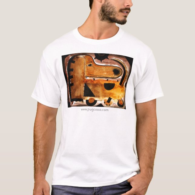 dk_2005aug8c, www.pugcasso.com T-Shirt (Front)