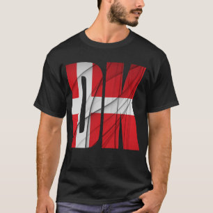 DK - Denmark Flag T-Shirt