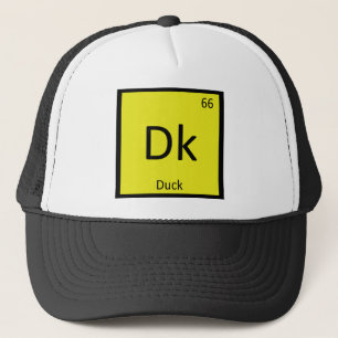 Dk - Duck Chemistry Periodic Table Symbol Trucker Hat