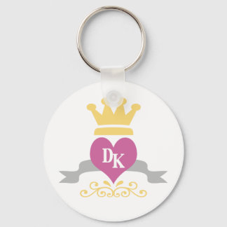 DK Heart Logo Keychain