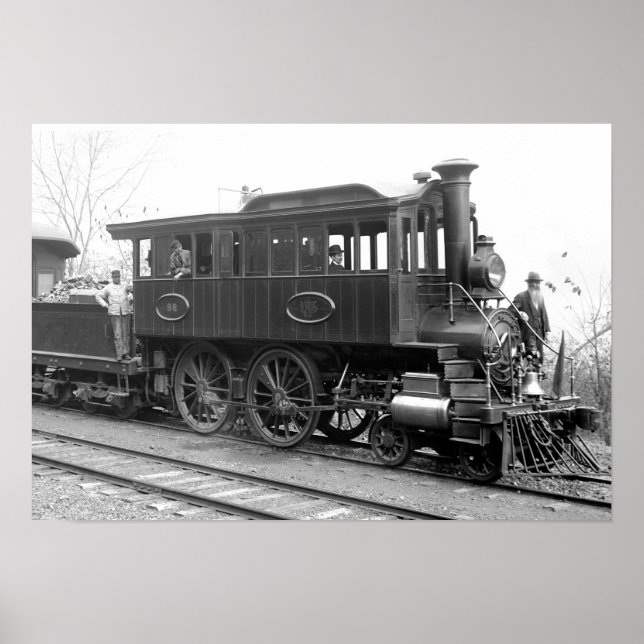 DL+ W Steam Inspection Locomotive Poster (Front)