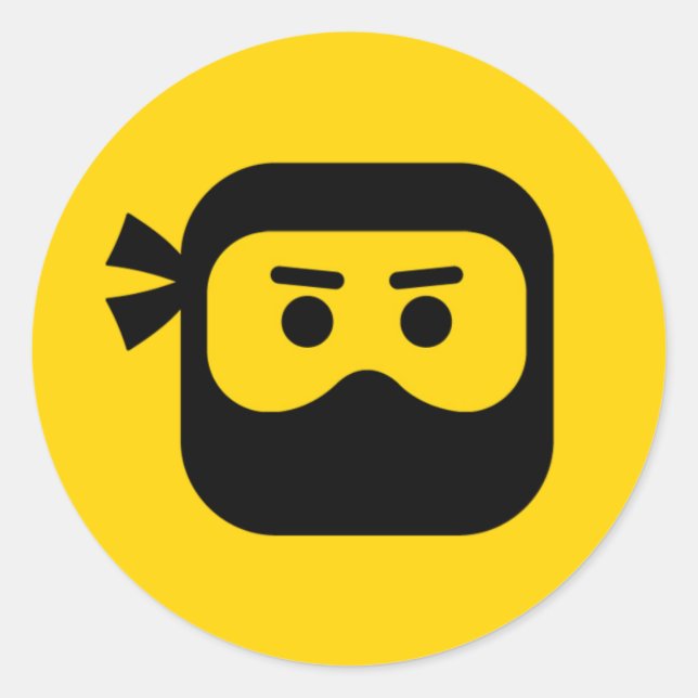 DLive Ninja Rounded Sticker (Front)