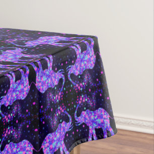 Dlowers Elephant Tablecloth