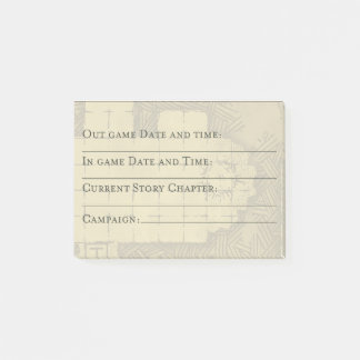 DM Graphic Post-it Organizer; Date, Time, Campaign Post-it Notes