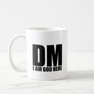 "DM - JE SUIS DIEU ICI" Mug