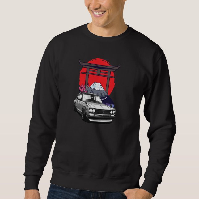 Dm Skyline C10 Car Tuning Japan Race Pul Sweatshirt (Front)