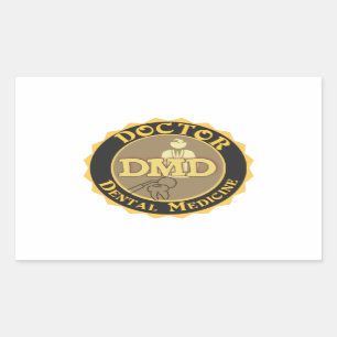 DMD DOCTOR OF DENTAL MEDICINE LOGO STICKER