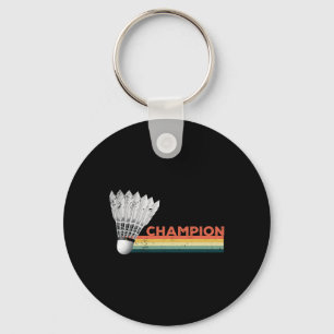 Dminton Player Champion  Keychain