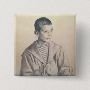 Dmitri Dmitrievich Shostakovich  as a Child 2 Inch Square Button