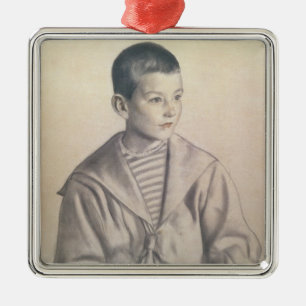 Dmitri Dmitrievich Shostakovich  as a Child Metal Ornament