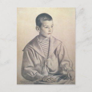 Dmitri Dmitrievich Shostakovich as a Child Postcard