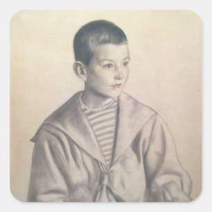 Dmitri Dmitrievich Shostakovich  as a Child Square Sticker