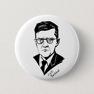 Dmitri Shostakovich 2 Inch Round Button